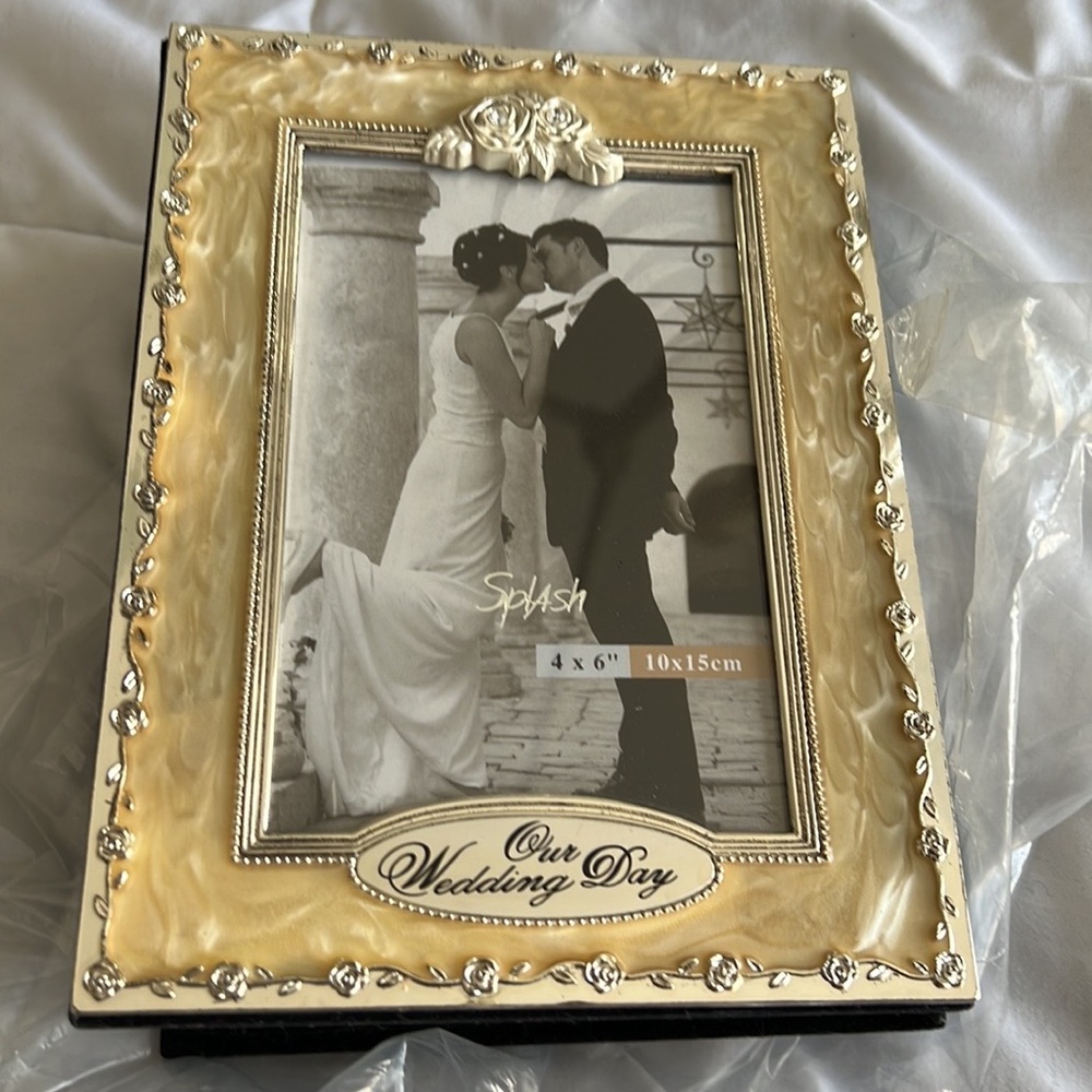 VINTAGE  Splash Wedding Album 4x6